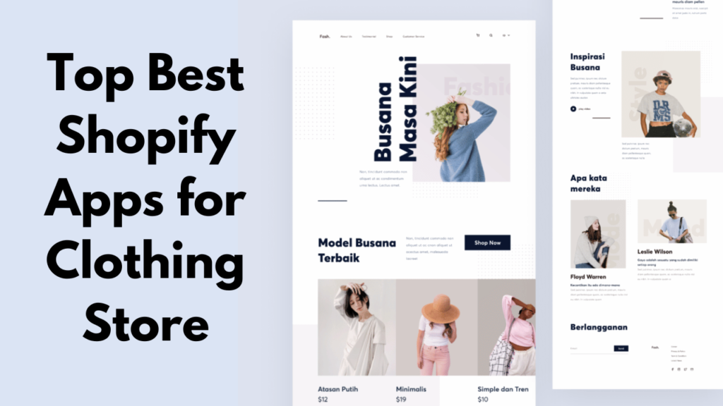 Top Best Shopify Apps for Clothing Store