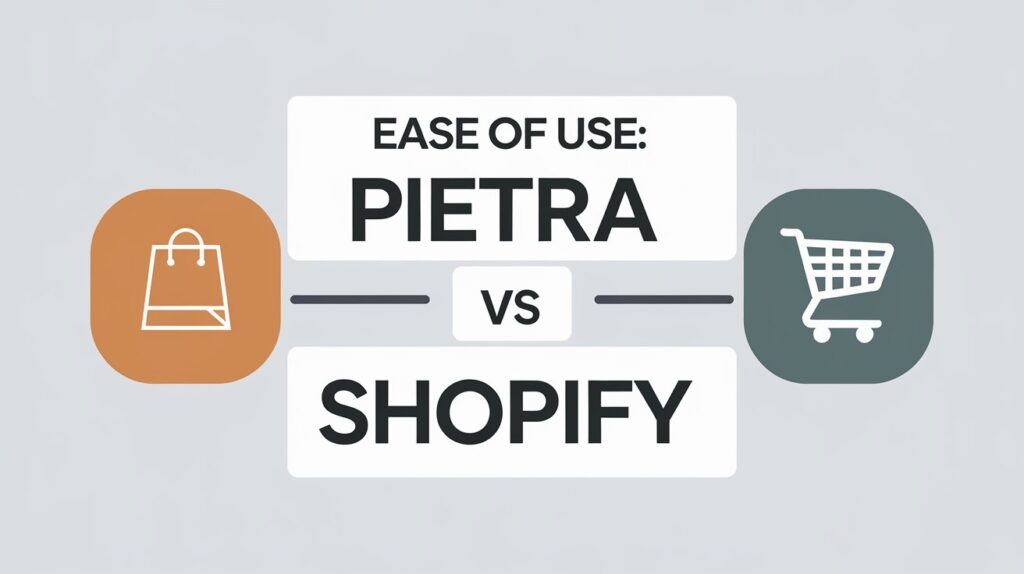 Ease of Use Pietra vs Shopify